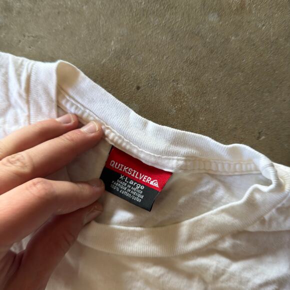 VINTAGE 90S Y2K QUIKSILVER AOP FLORAL SURF T-SHIRT SKATE HAWAII GRAPHIC MENS XL - Picture 4 of 5